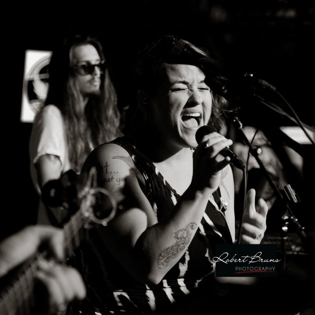 The Rick Lewis Band vocalist performing live